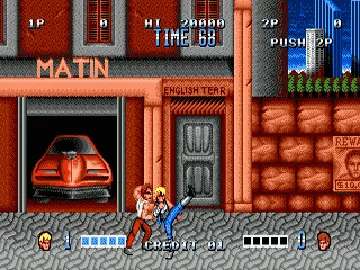 Double Dragon (USA, Europe) (Unl) screen shot game playing